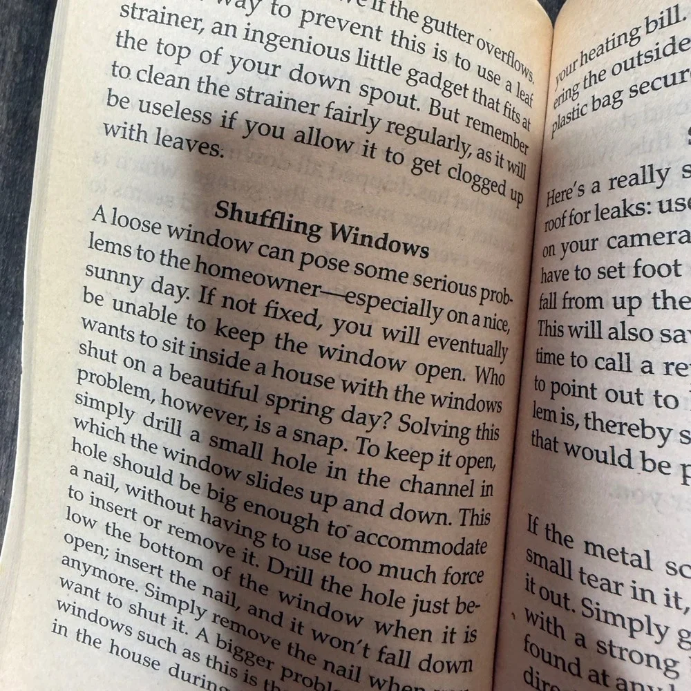 Vintage 1996 Household‎ Hints by June King Home Improvement Tips Cleaning Hacks